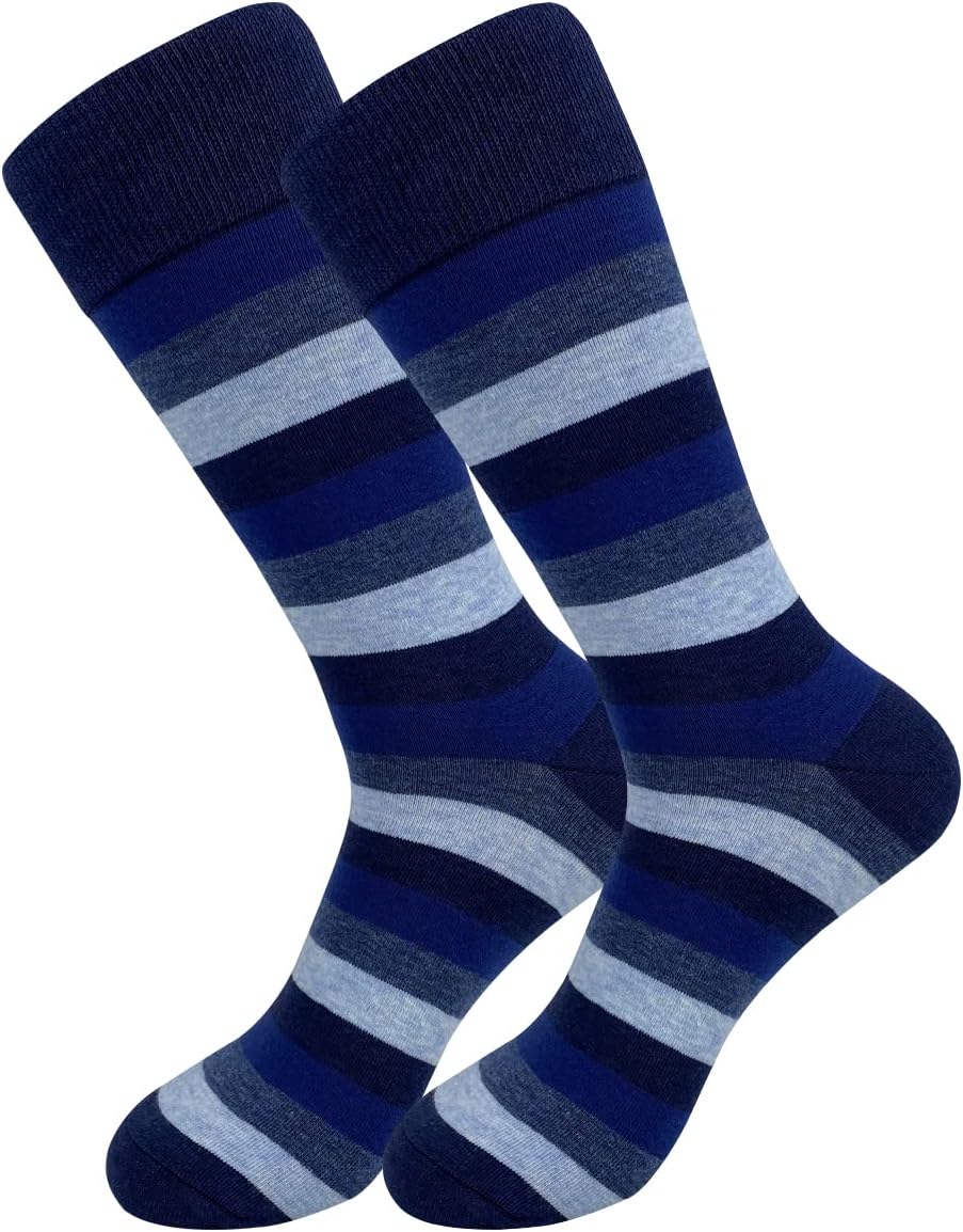 HHX YONLEE Dress Socks 5/6/10 Pairs Crew Argyle Colorful Cotton Novelty Casual Happy Fun - Image 7