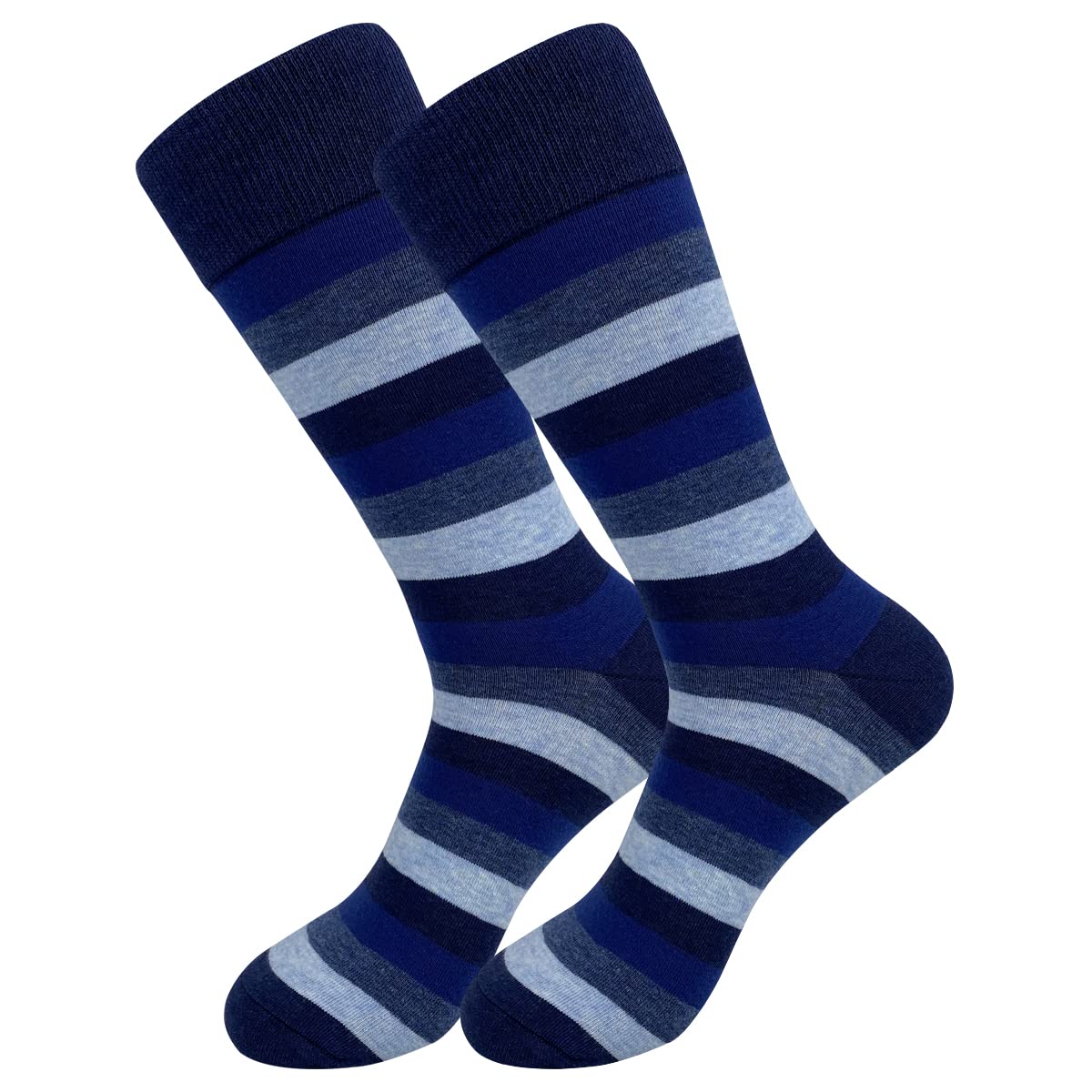 HHX YONLEE Calcetines de vestir para hombre, 5/6/10 pares de calcetines coloridos de algodón novedoso, casuales, divertidos, talla 10-13