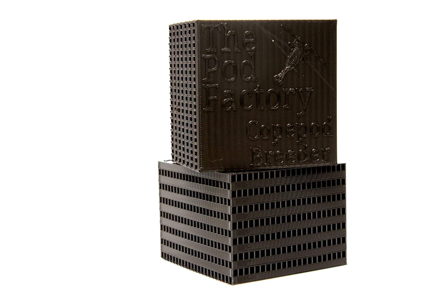 Aqua Algae The Pod Factory - Copepod Hotel Motel, 3D Printed (Black)