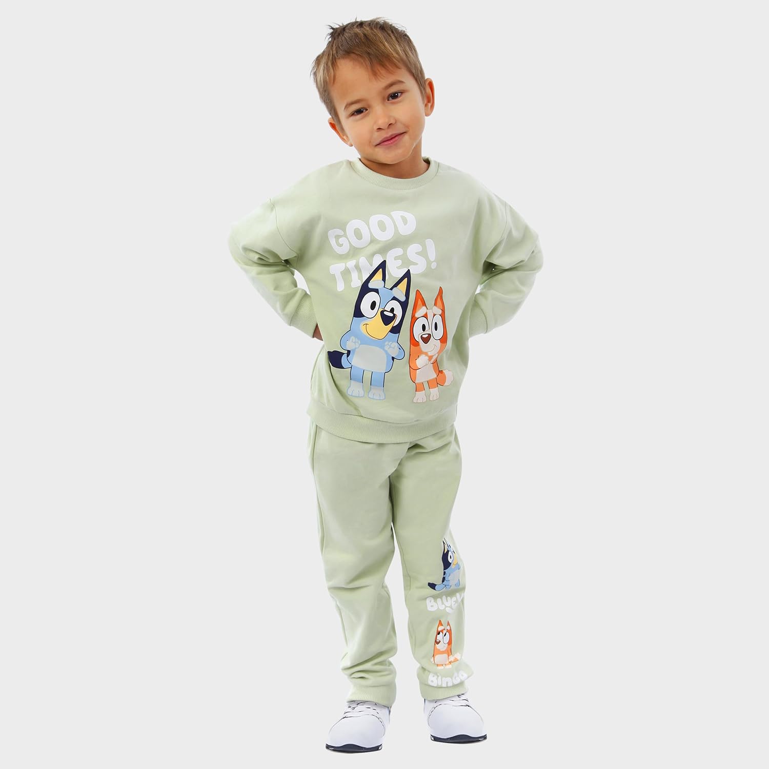 Bluey Sweatshirt And Pants Set | Boys Sweatshirt and Pants Co Ord Set | Ages 2T to 8 | Official Merchandise - Image 2