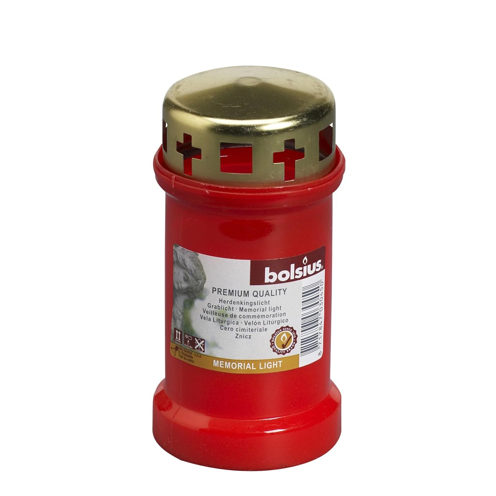 Bolsius Red Memorial Light Candle