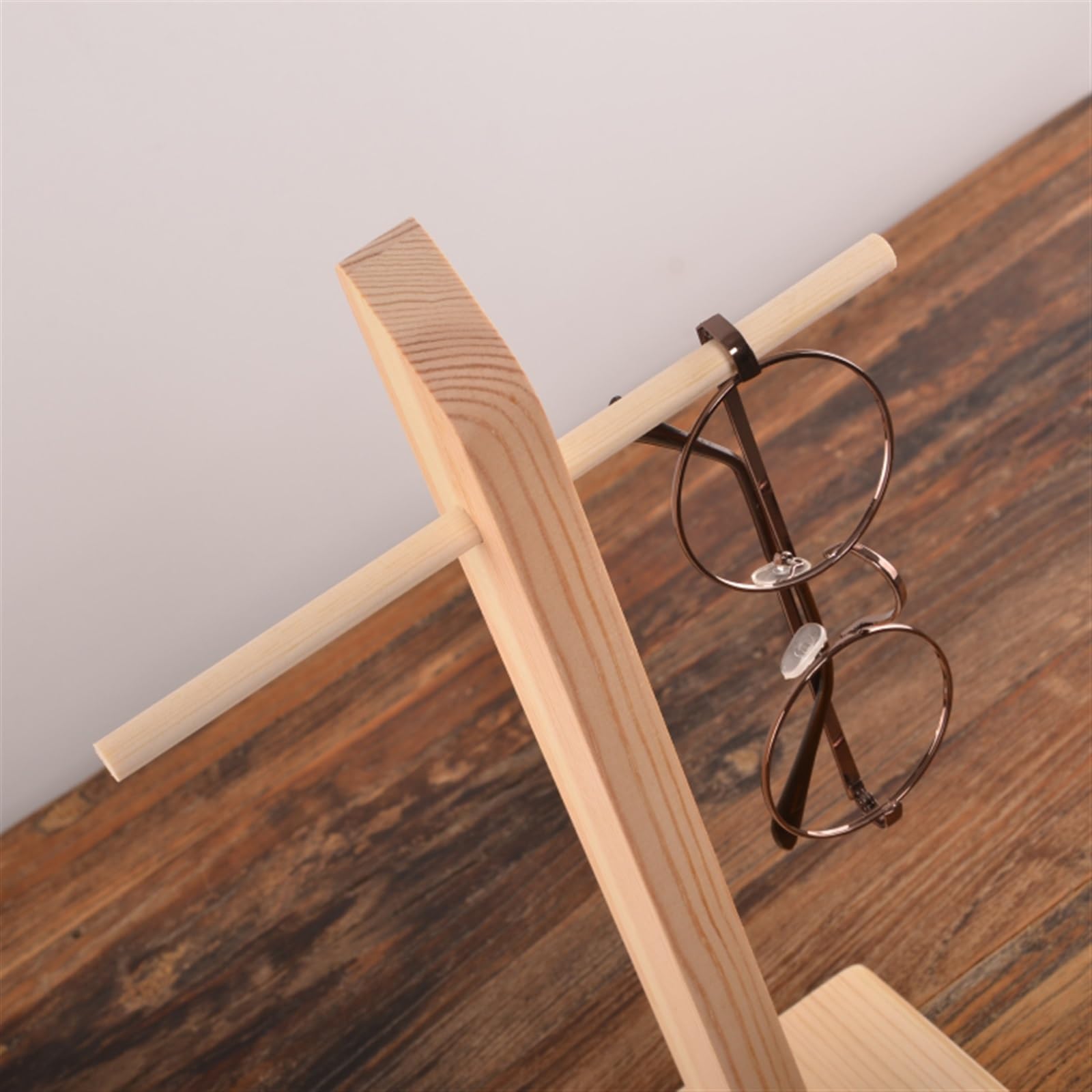 Brillenhalte Optische Ladenregale, Vitrinen, dekorative Requisiten, Holzornamente, Präsentationsständer, Sonnenbrillen, Thekenregal Brillenständer (Size : L)