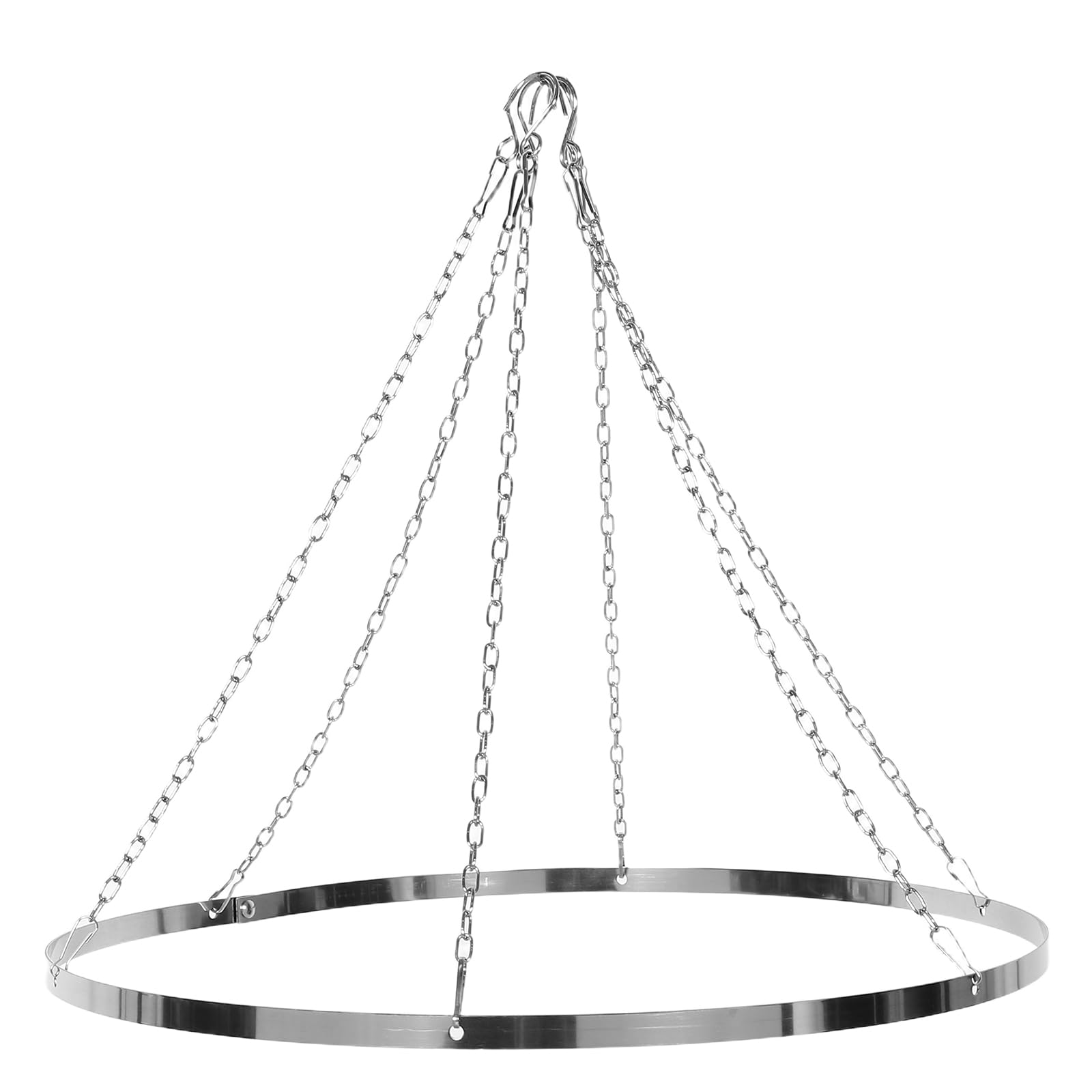 DOITOOL Ring Heavy-duty Installation Versatile and Stability Drape Kit with Stainless Steel round Hoop, Hanging Wedding Ceiling Ceremony Backdrop and Canopy