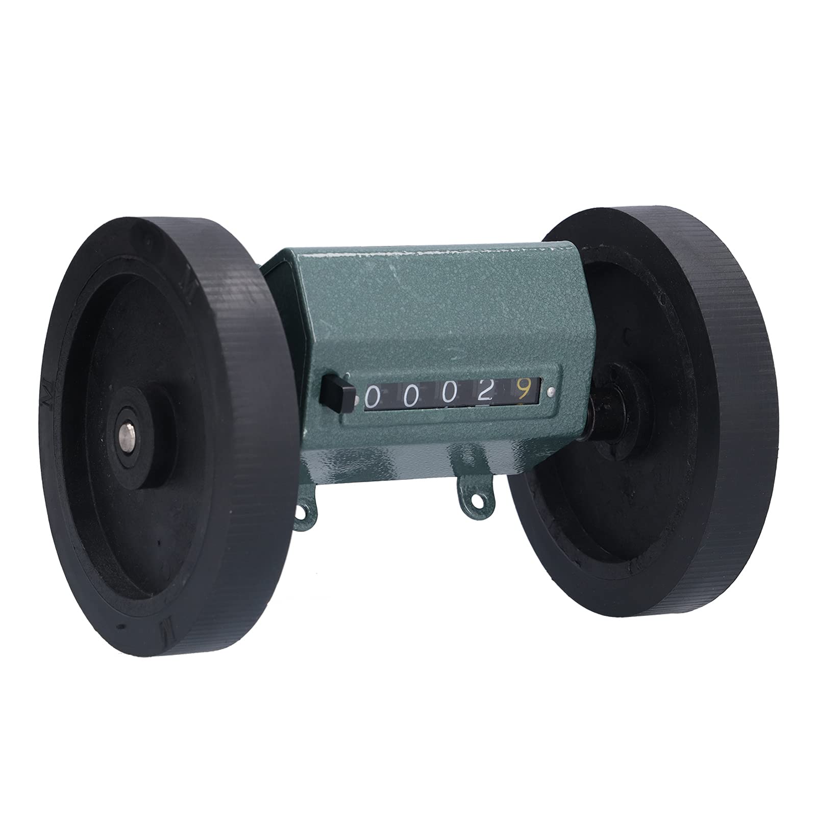 NDNCZDHC Z96?F 5 Digits Length Counter Stainless Steel 200 Times/min Roll Type Length Meter Counter for Textile, Printing, Artificial Leather Length Measuring