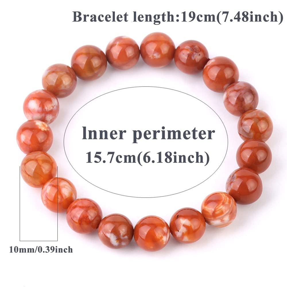 HJYUK Bracciale Pietre Naturali, Braccialetti di Pietra Foto