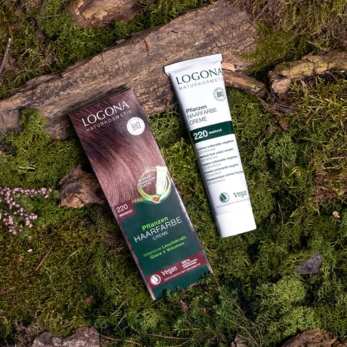 Pflanzenhaarfarbe Logona Naturkosmetik Creme 220 Weinrot