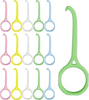 Aligner Remover Tool 15 Pieces, Clear Aligner Removal Tool for Invisible Removable Braces, Oral Care Disassembly Accessories Compatible with Removable Braces,Aligners,Retainers,Dentures (5 Colors)