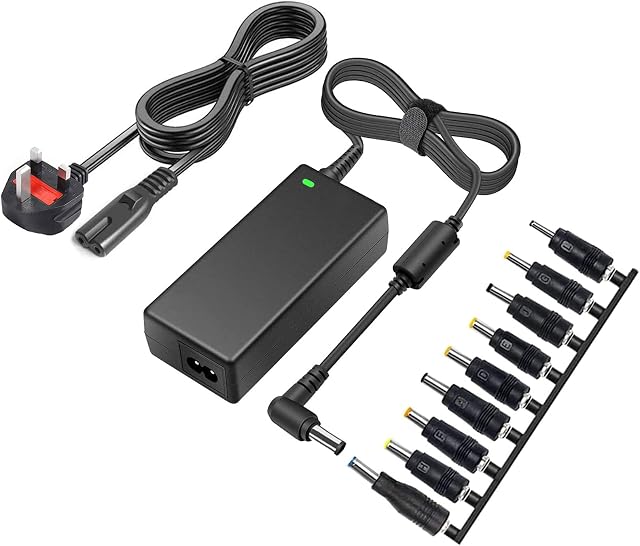 TKDY 19V 3.42A 65W AC Computer Charger Power Cord with 10 Optional Connectors Compatible with HP Dell Toshiba IBM Lenovo Acer ASUS Samsung Sony Fujitsu Gateway Notebook Ultrabook Chromebook