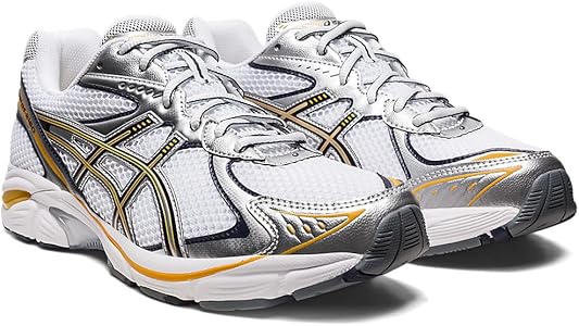 Amazon.com | ASICS Men's Low-Top Sneakers, White Pure Silver