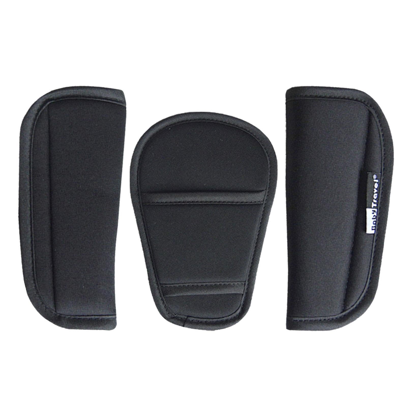 Pram Shoulder Pads, Three Piece Cushion for Pushchairs, Spare Parts, Front Step Cushion, Shoulder Car Seat Accessories for All Car Seats Chaies