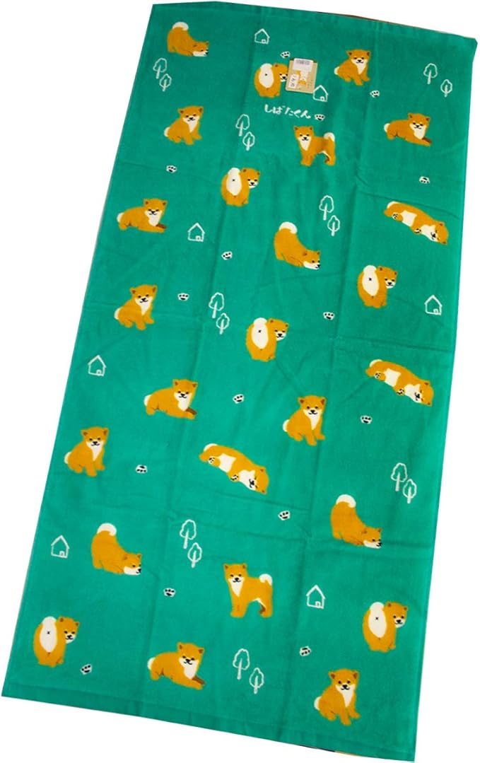 Amazon Co Jp フレンズヒル バスタオル アニマル キャラクター グッズ さくらとぶんた 柴田さん ターチャン ちび柴田くん ホーム キッチン