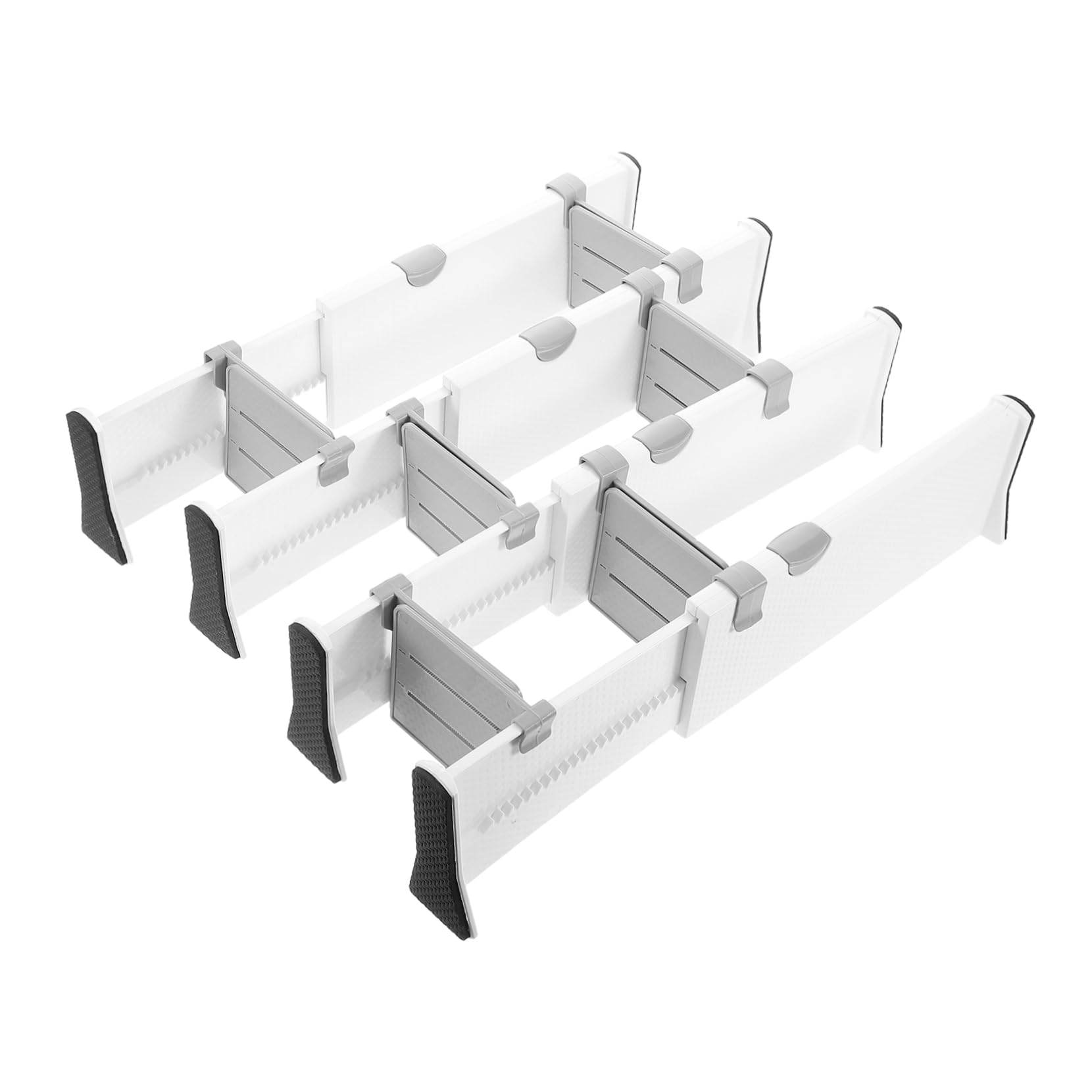 Homoyoyo Divisores De Ajustables Organizador De Almacenamiento Diy Para Ropa Cubiertos Cocina Baño Dormitorio Oficina Divisor