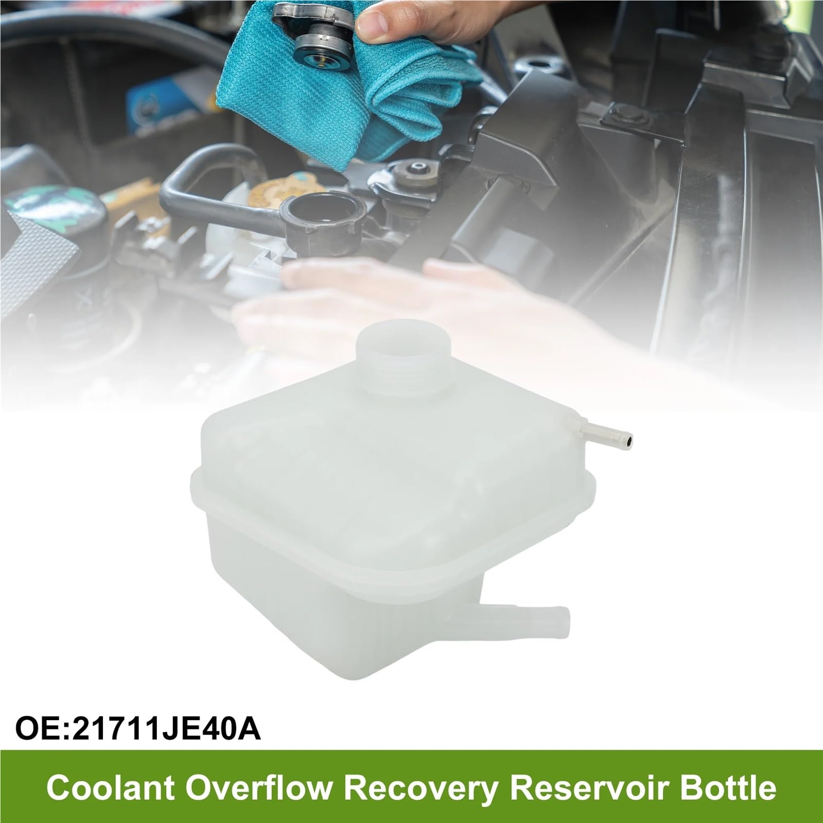 Do Nissan Qashqai J10 2007-2014 Odporna ciepło butelka chłodnicy Zbiornik płynu chłodzącego Zbiornik wyrównawczy wody Zamiennik Wyrównawczego Chłodzącego