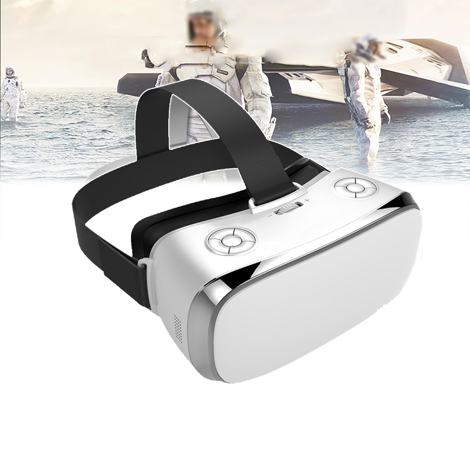 Occhiali 3D per realtà virtuale con gamepad, visione di film e giochi a 360°, monitoraggio della testa e vista surround per un'esperienza coinvolgente