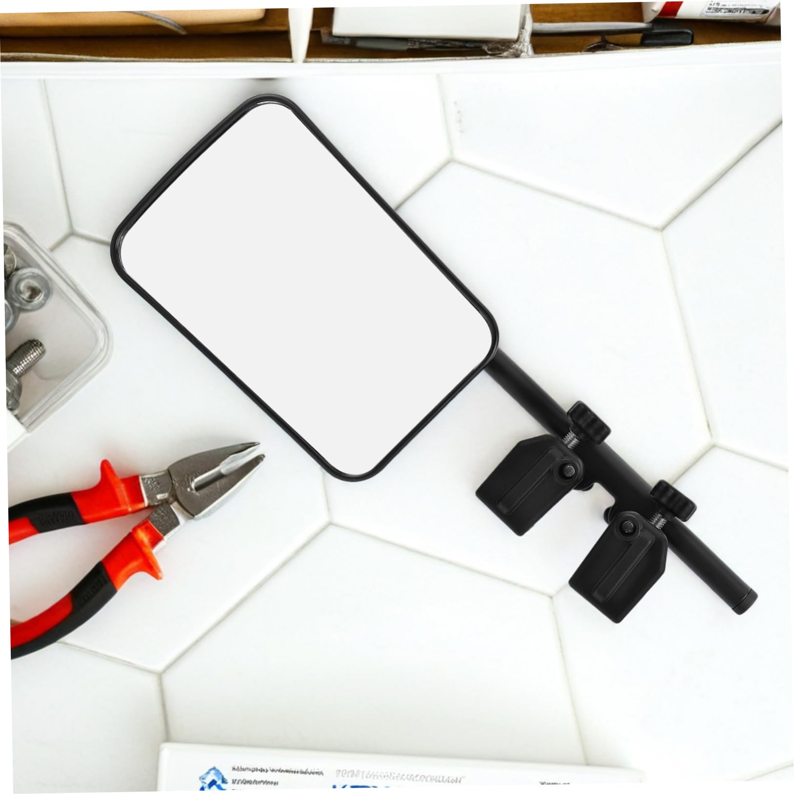 Ciieeo 2piezas Espejos Retrovisores De Camioneta Clip Extensores De Espejo Para Remolque De Rv y Autocaravana Ampliar Campo De Visión Para Seguridad Carretera