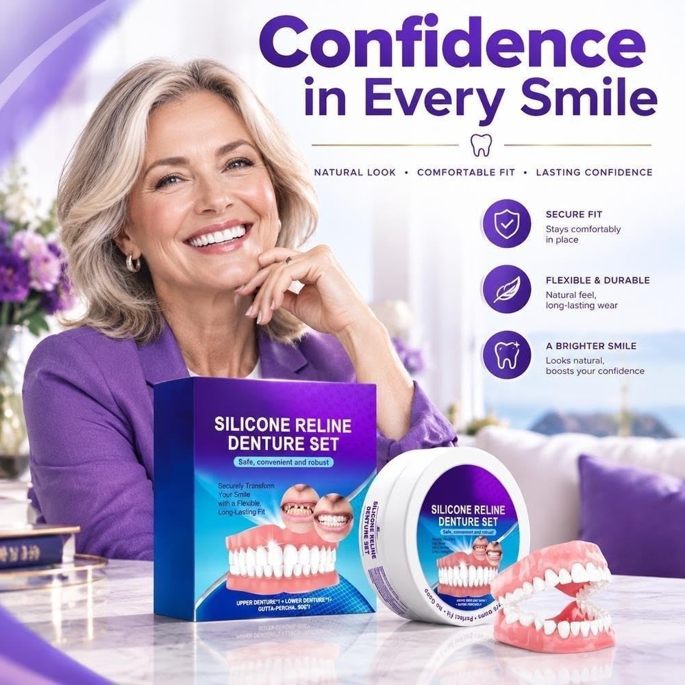 Ensemble De Sourire Inférieur Supérieur De Placages De Prothèses Dentaires