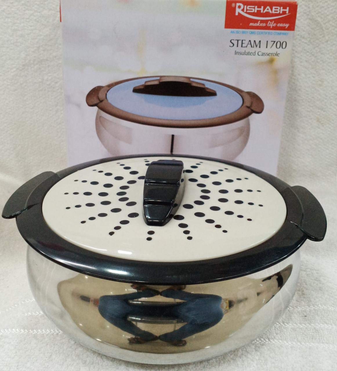 Buy STEAM Insulated Casserole ROTI Box HOT Pot (1700 ML) Online at Low