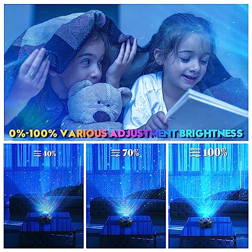 Star Projector, Zonqoonz Galaxy Projector With App Remote Control, Bluetooth Music Speaker Aurora Projector, Night Light Projector For Kids Adults Gaming Room, Home Theater, Birthday, Party #TOP5
