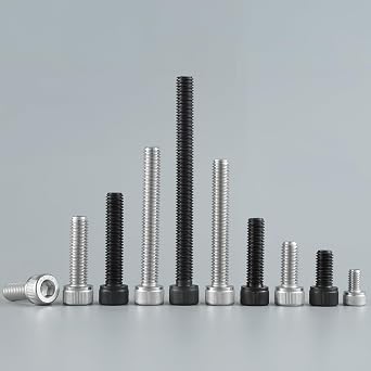 M6-1.0 x 80mm Bolt, 20PCS M6 Hex Socket Head Cap Screws Bolts, 304 Stainless Steel 18-8, Full Threads, Allen Socket Drive, with Hex Spanner