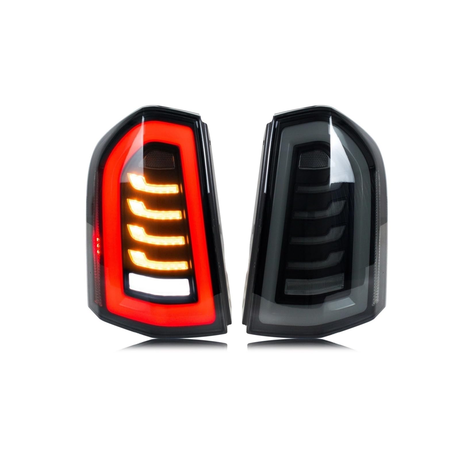 Car Rear Light Assemblies For Chrysler 300 300C 300S 2011 2012 2013 2014 LED Tail Lights Dynamic Signal Start-up Animation Grey Pair Rear Lamps Assembly
