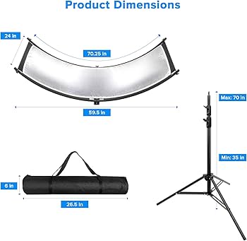 Amazon | LimoStudio 70 x 24インチ / 6 x 2フィート [4色イン1