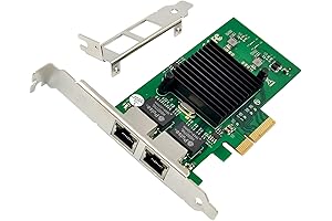 Dual-Port PCIe X4 Gigabit Network Card with Intel Quad Port NIC