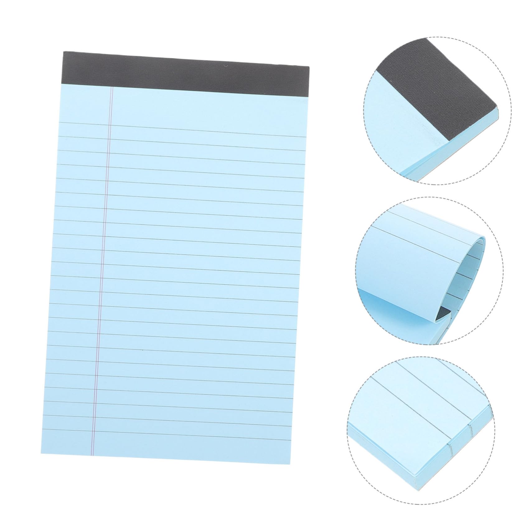 KOMBIUDA 8pezzi Blocco Note Righe Blocco Note Legale Strappabile Piccolo Carta Spessa Facile da Scrivere Adatto per Piani di Lavoro e Appunti