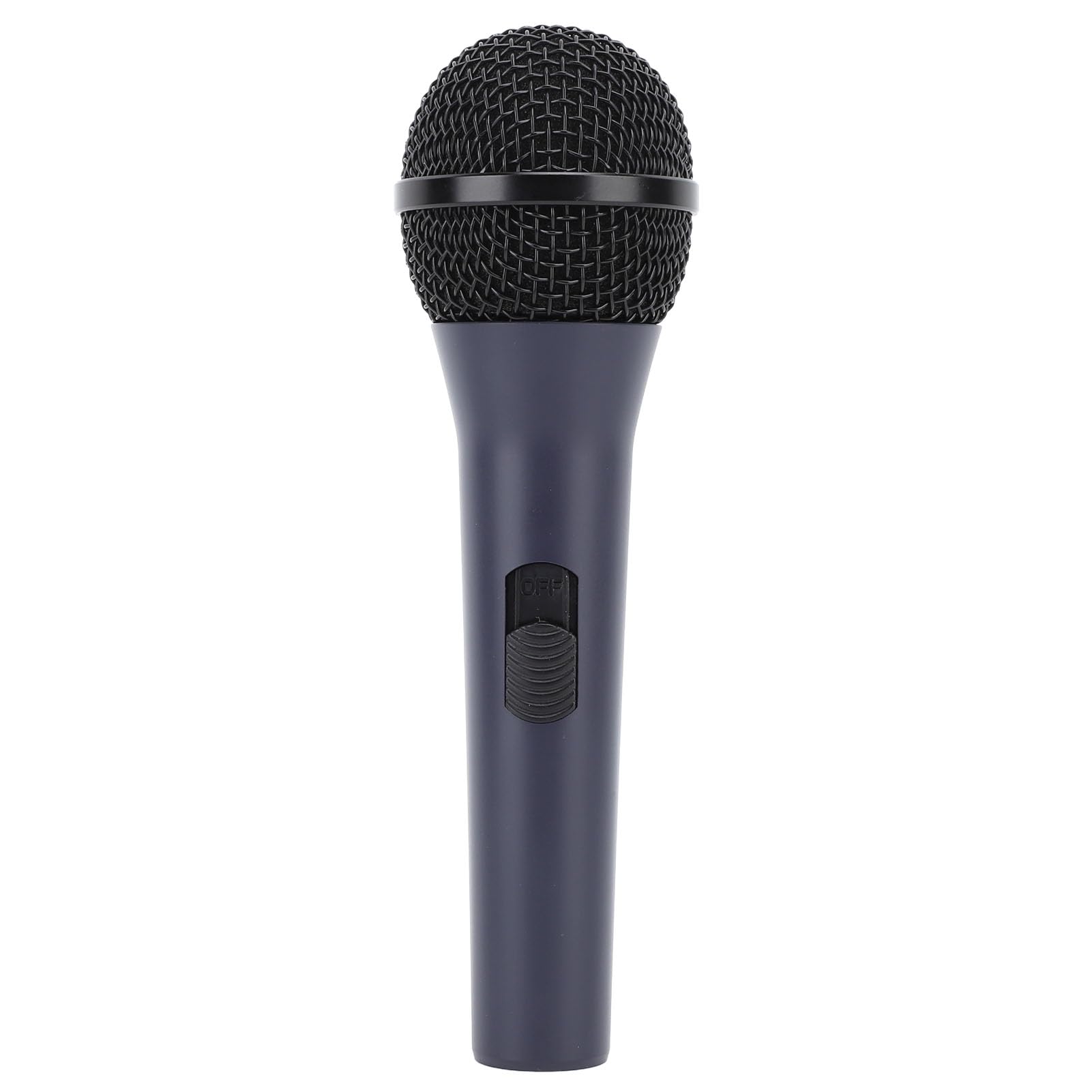 Mikrofon przewodowy do śpiewania, dynamiczny mikrofon wokalny z metalową siatką, mikrofon ręczny z wyważonym wyjściem, ergonomiczny uchwyt do karaoke, występów na żywo, mowy na świeżym