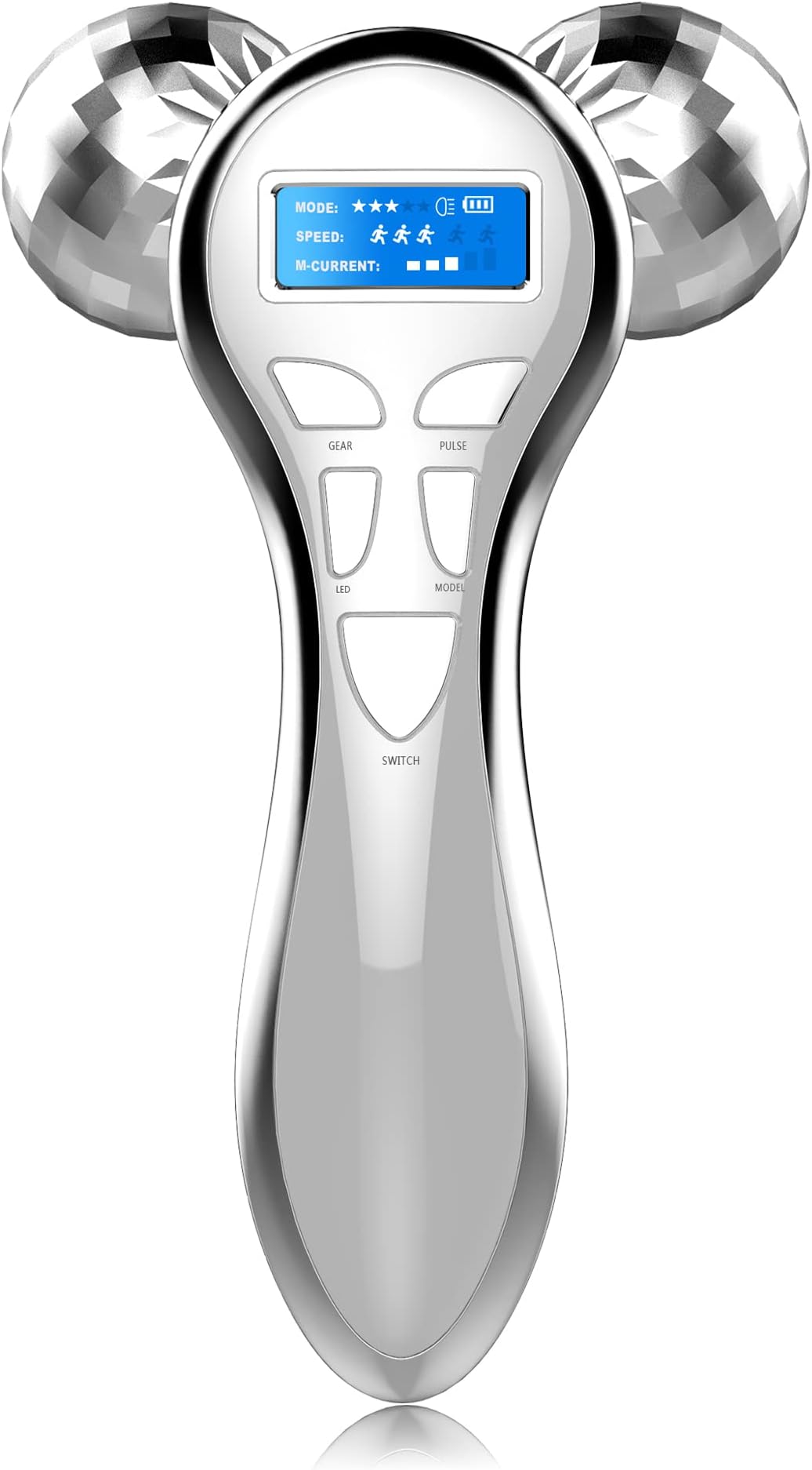 Microcurrent Face Massager Roller, 5D Microcurrent Facial