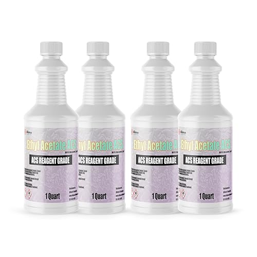 Miniatura 8 de Acetato de etilo grado ACS - Disolvente de alta pureza para uso profesional de laboratorio y analítico - Botella de 2 cuartos de galón