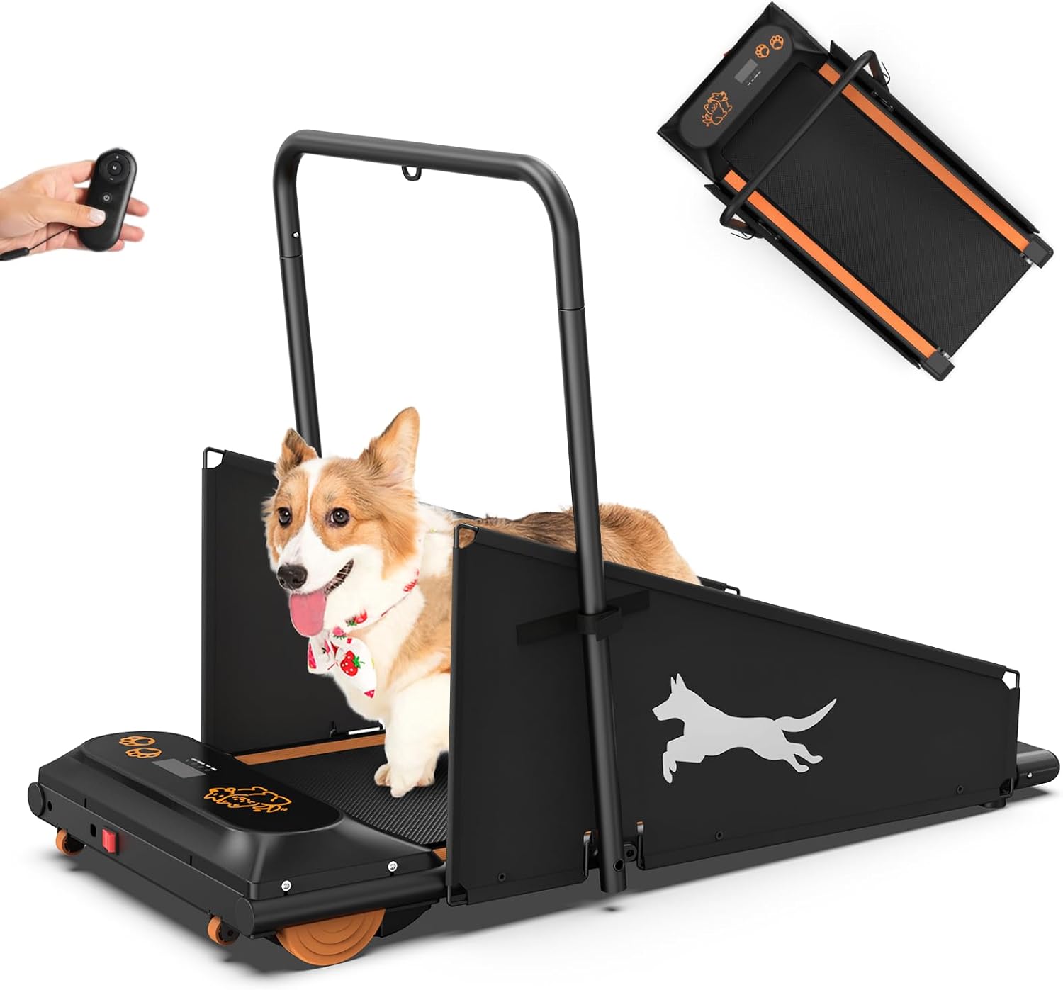 Dog Treadmill Small Dogs - Dog Pacer Treadmill for Healthy & Fit Pets - Dog Treadmill Run Walk