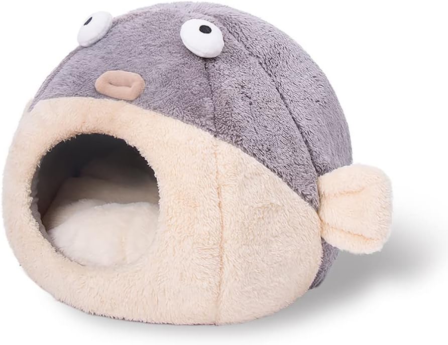 Super Soft Pet Bed Kennel Dog Round Cat Winter Warm Sleeping Bag Long Plush Large Puppy Cushion Mat Portable Cat Supplies Cat Nest Sofa