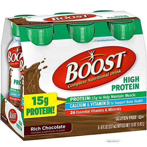 Boost Choc High Protein B Size 6/8z Boost Chocolate High Protien Bottle 6-8z