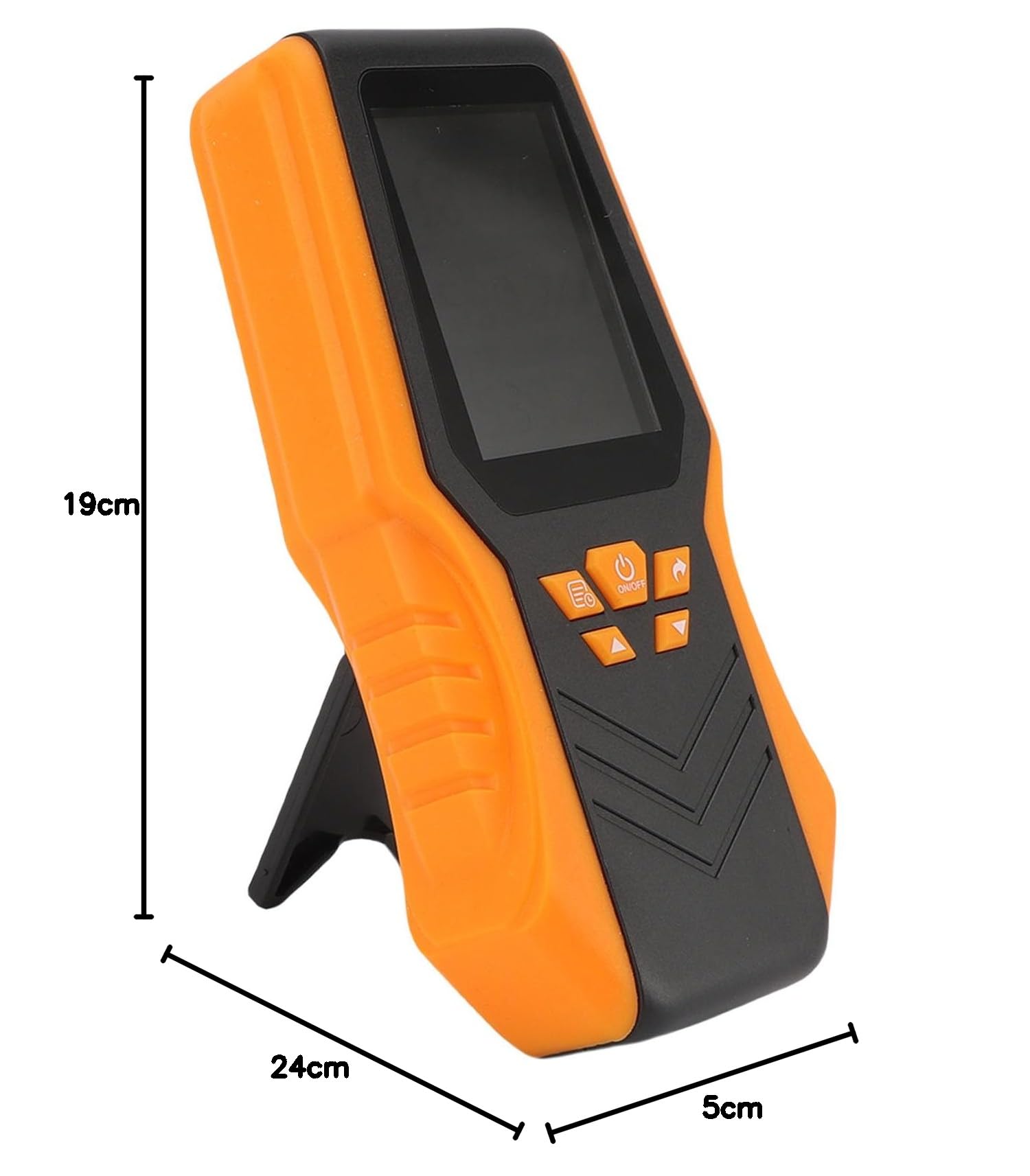 KIMISS Rilevatore di Radon Portatile con Display LCD in Tempo Reale, Medie a Lungo e Breve Termine - Kit di Test del Radon Portatile per Uso Domestico e Scolastico