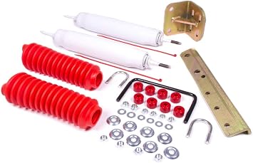 Skyjacker 7240 Steering Stabilizer Dual Kit fits 1980 1996 Bronco 4WD | Improves Handling & Extends Life | Dampens Out Harshness | Reduces Driver Fatigue