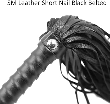 Black Whip Props 48CM,Whips,Suitable for Equestrian Performances,Horse Training Stage Shows,Role-Playing