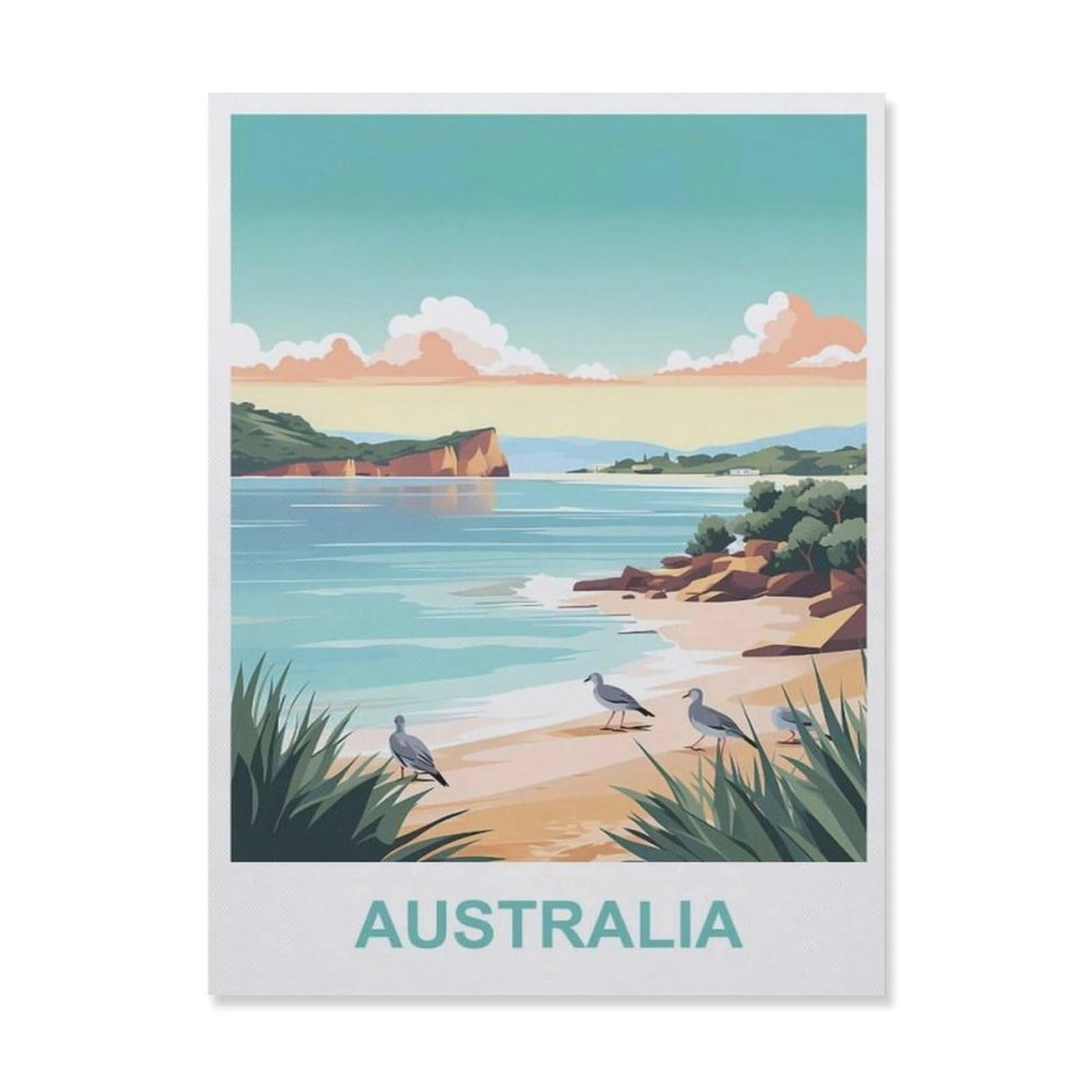 Metal Tin Sign，Australia(30x40cm）