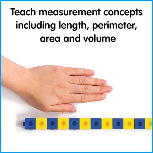 Miniatura 8 de edxeducation Juego de 100 cubos de enlace - Manipulativos matemáticos para construcción y matemáticas tempranas - Para preescolares mayores de 3