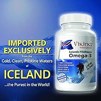 Vista 6 de Fourmula islandés cuádruple fuerza Omega-3 aceite de pescado 3000mg alto DHA y EPA 90 cápsulas blandas