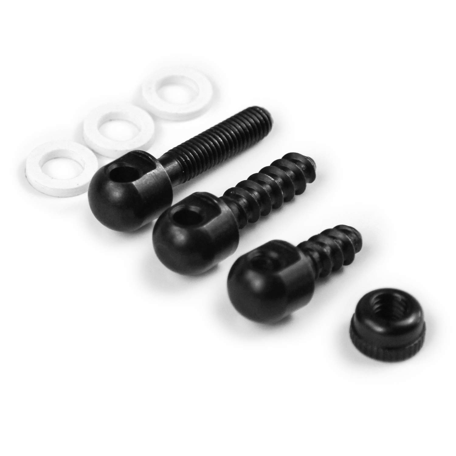 GUGULUZA Set di Viti per Cinghia Fucile, 1/2" e 3/4" Legno Vite e 7/8' Bullone con Dado