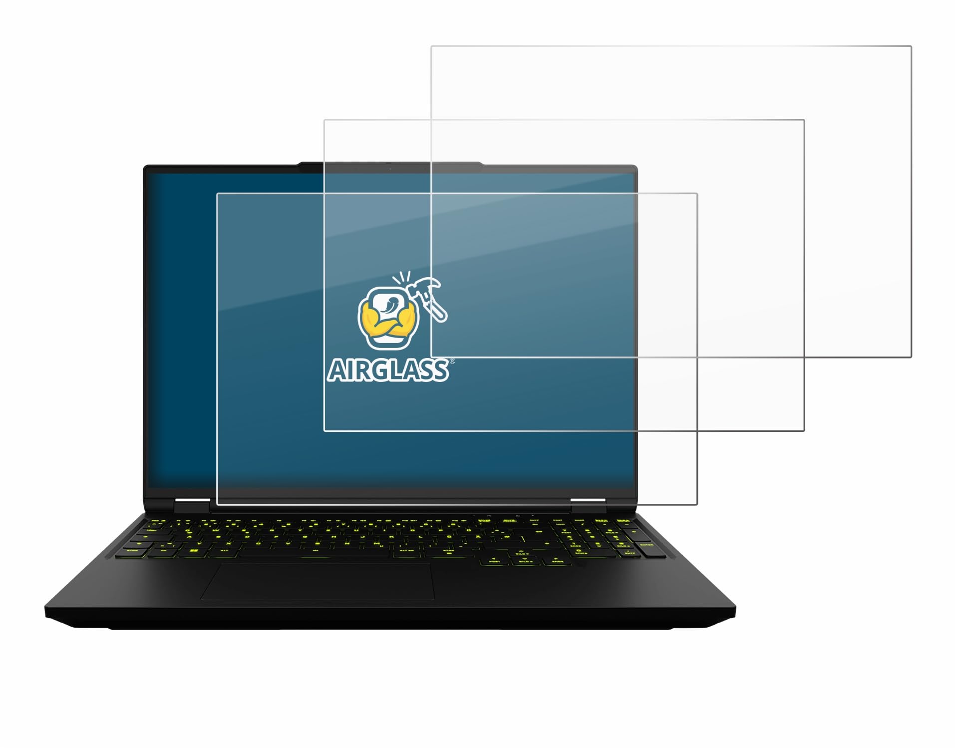 brotect Pellicola Protettiva Vetro per XMG Neo 16 Protezione Schermo (3 Pezzi) [Durezza Estrema 9H, Chiaro]