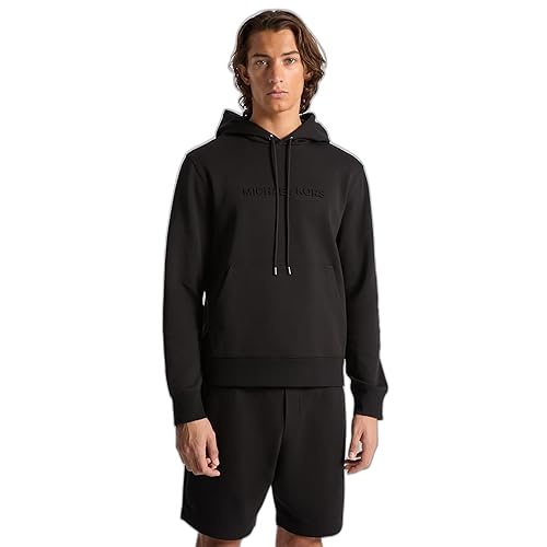 mens Embossed Logo Hoodie