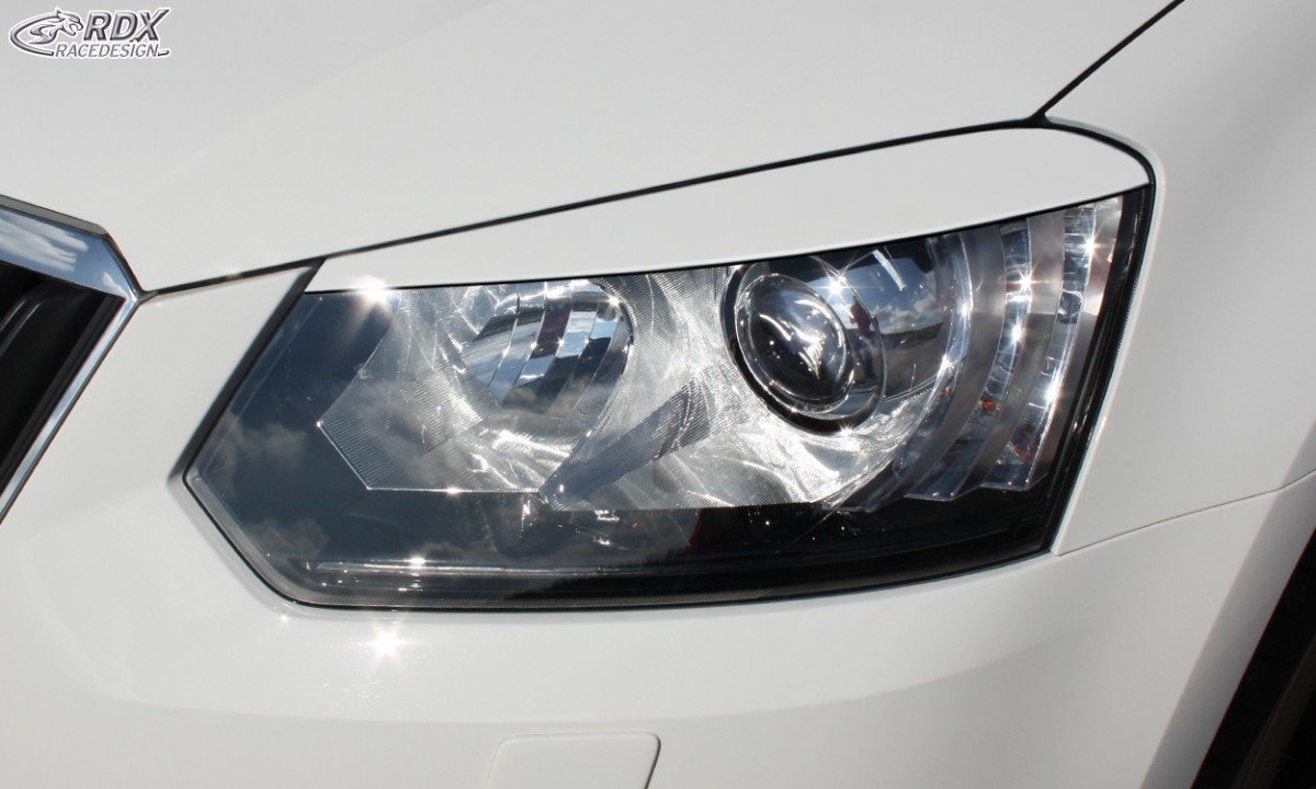 RDX Scheinwerferblenden Yeti Facelift 2014+, eintragungsfrei, Anzahl 1 (Set für beide Seiten)