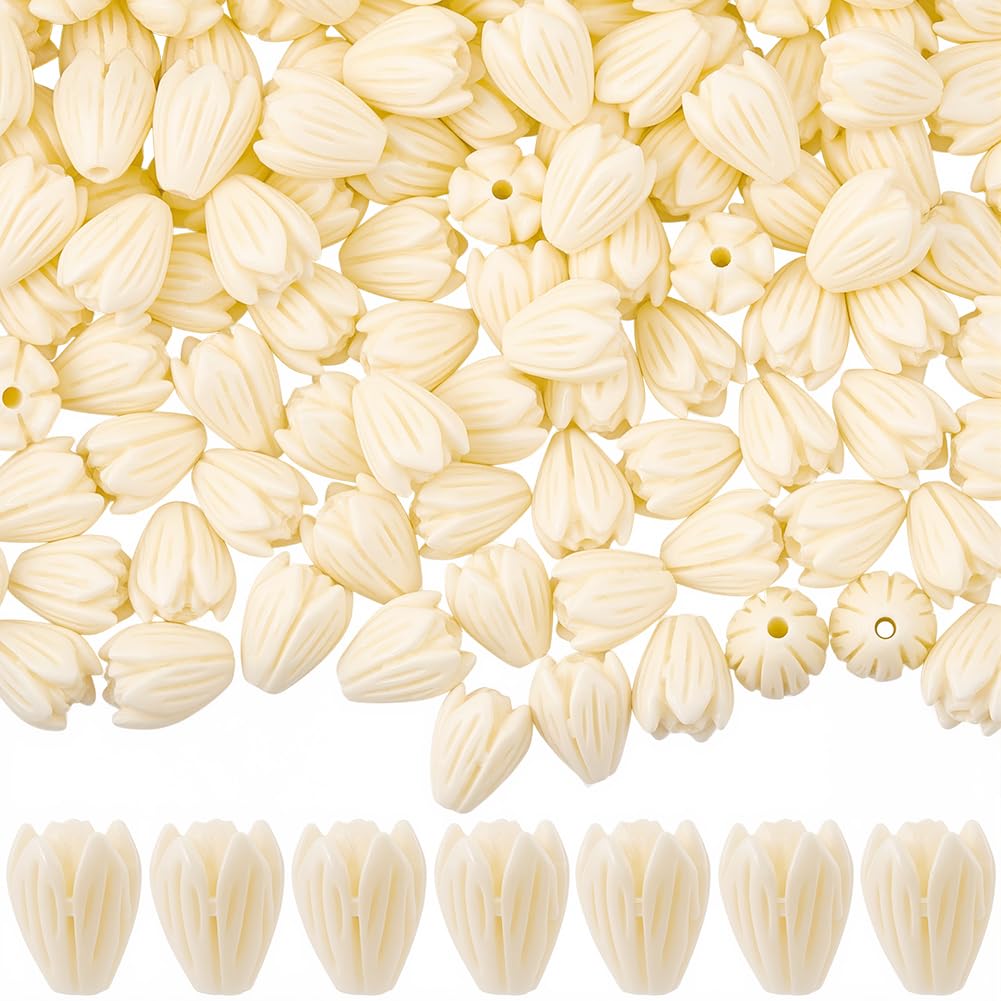 Perles de fleurs de jasmin blanches pour créer vos bijoux de mariage et accessoires d'été