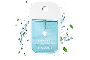 Tuchland Power Mist Hand Sanitizer: Enhanced Germ Protection in a Compact Travel-Friendly Spray