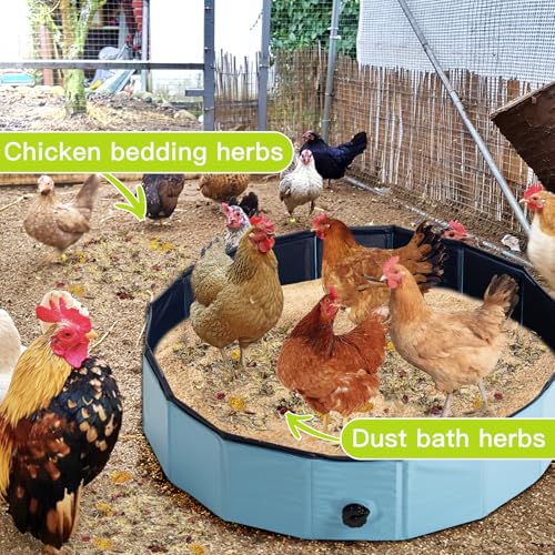 Image of 35 Oz Chicken Nesting Coop Boxes Pads Herbs Natural Roost Poultry House Incubator Grit Flowers Lime Hemp Bedding Refresher for Coop Freshness Promote Egg Laying Help Smell Box Packaging