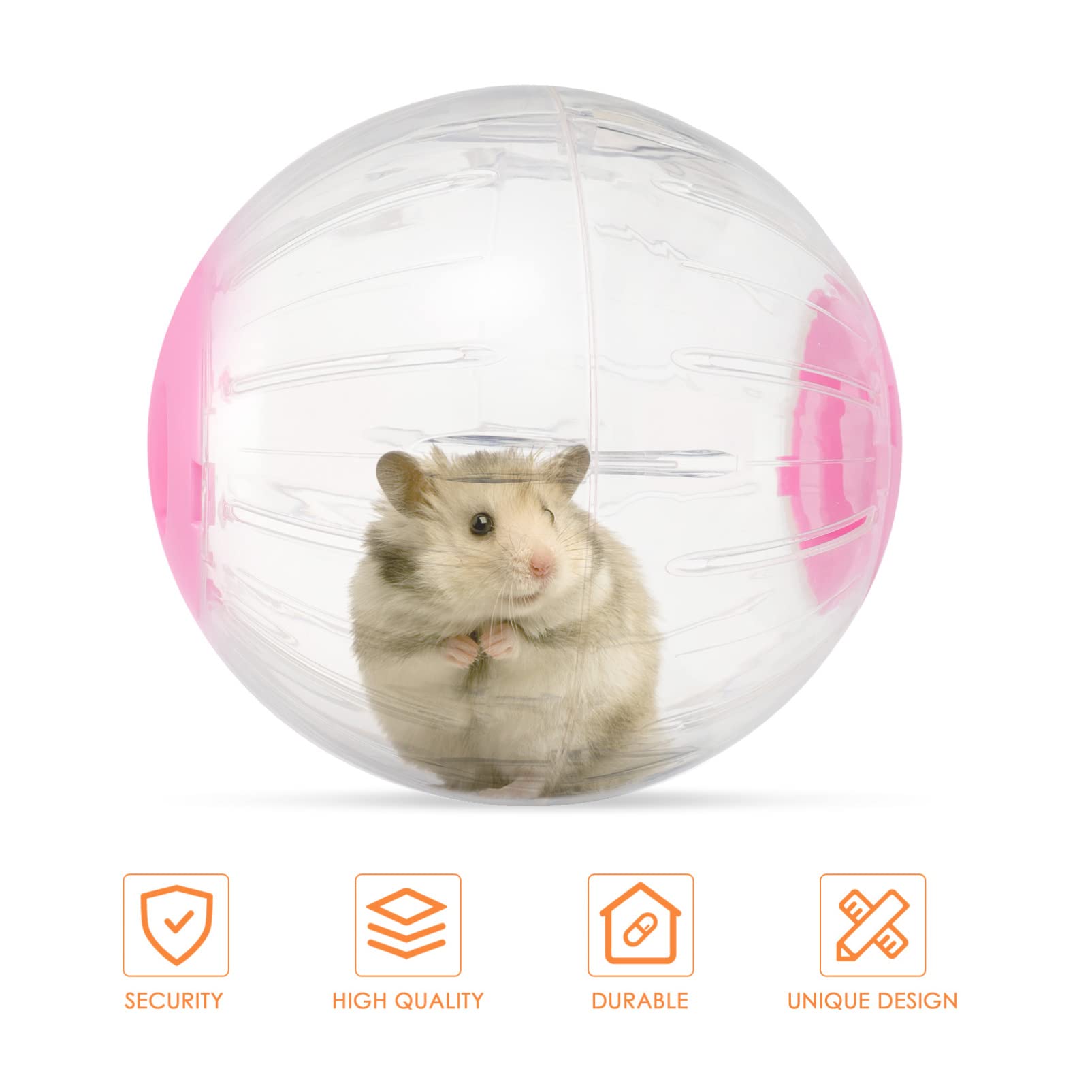 Garneck Toy Guinea Pig Hamster Toy Ball Exercise Ball for Hamsters Feature 18.5cm