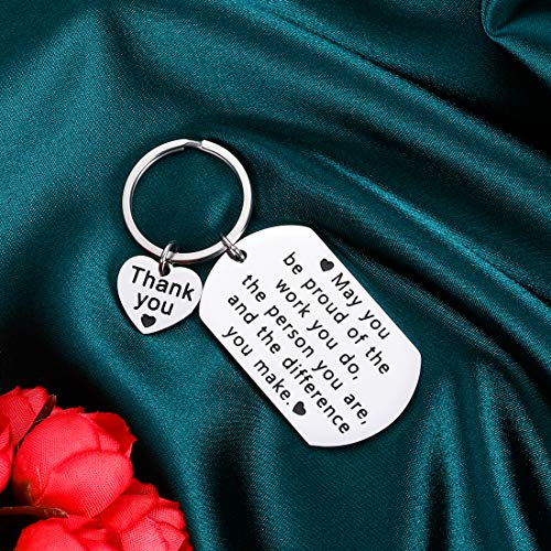 Coworkers Friend Boss Colleagues Keychain Gifts Leaving Going Away Farewell Good Bye Retirement Thank You Appreciation Birthday Work Office Holiday Christmas Gifts Women Men Female Male Inspirational #TOP1