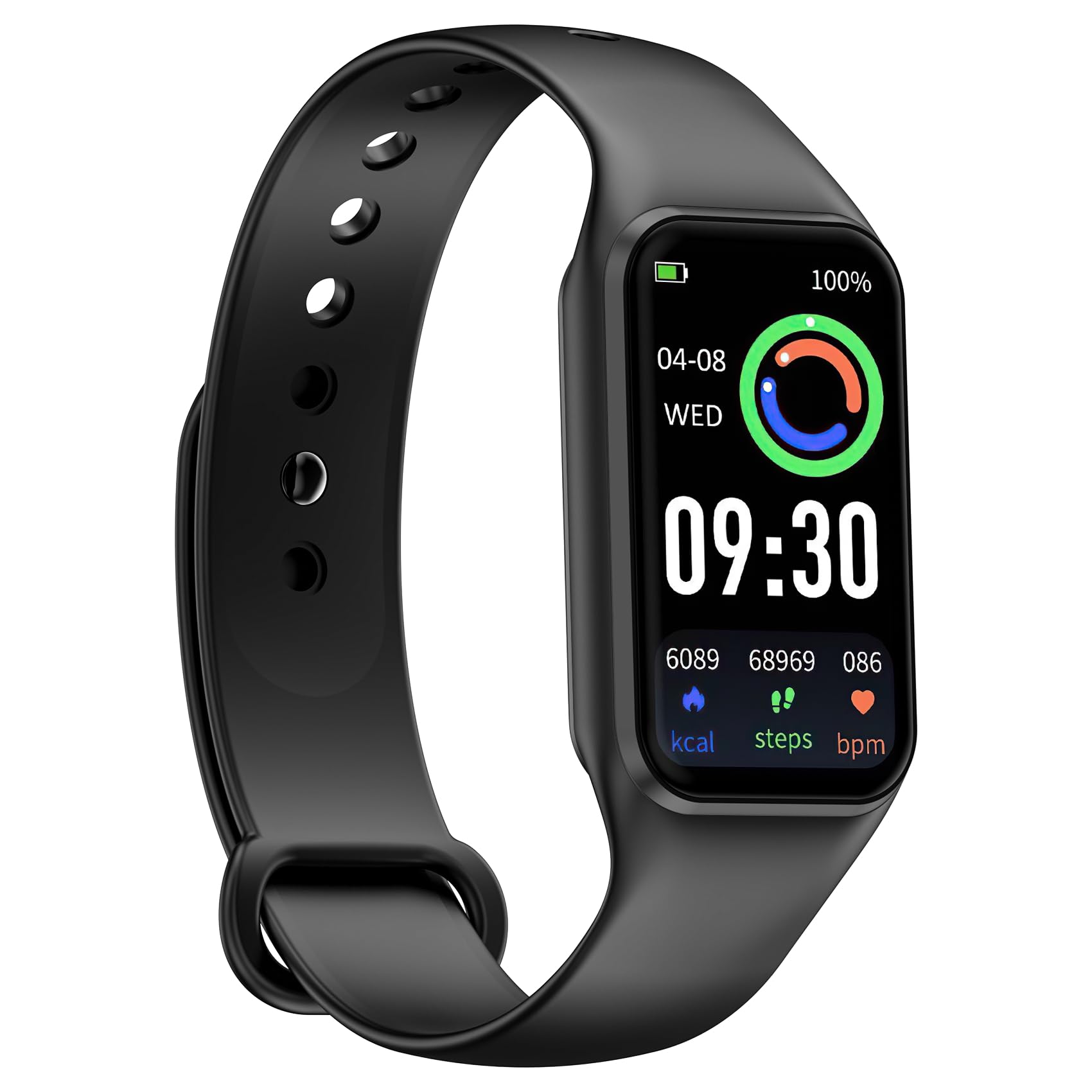 FeipuQu Smartwatch Uomo Donna, IP68 Impermeabil con Cardiofrequenzimetro/SpO2/Sonno/Contapassi, Notifiche Smart Watch Orologio Fitness Activity Tracker per iOS Android