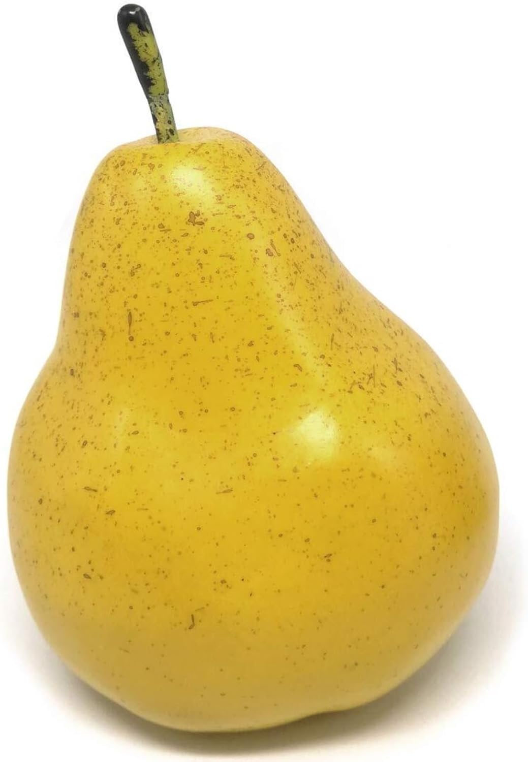 Plastic Fruits for Decoration 6-piece Artificial Pear Simulation Fruit Model Suitable for Home Decoration Lifelike Simulation Fruits(Yellow)